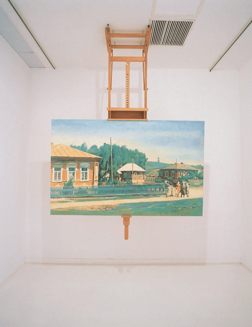 Картина на мольберте