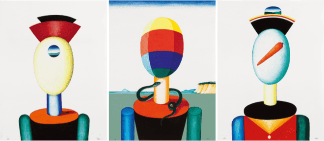 Триптих со змеей